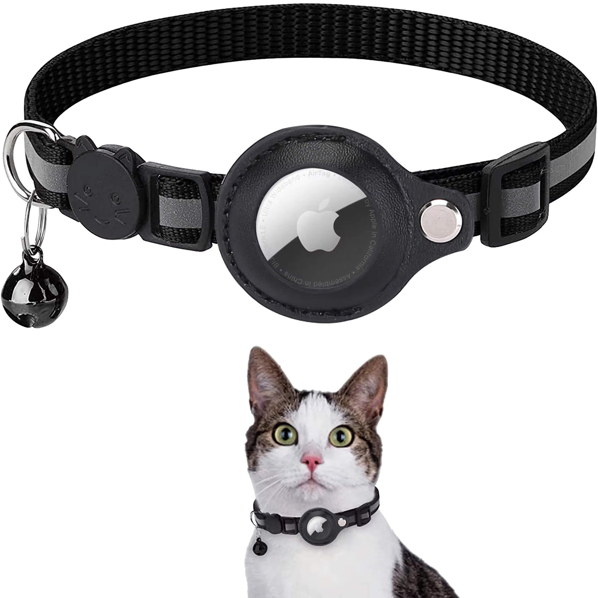 Pet AirTag Holder Collar – Anti-Loss for Cats & Dogs Harmony Pet Supplies Scarborough