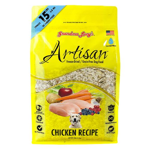 Grandma Lucy's - Artisan Chicken - Freeze Dried Dog food Harmony Pet Supplies Scarborough
