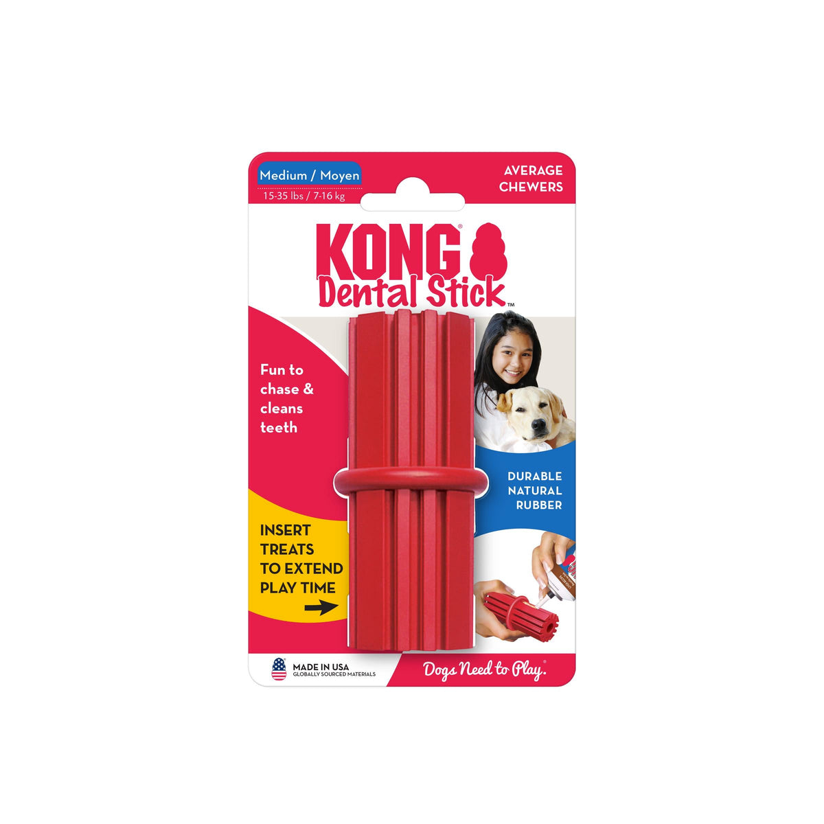 Kong - Dental Stick - Medium Harmony Pet Supplies Scarborough