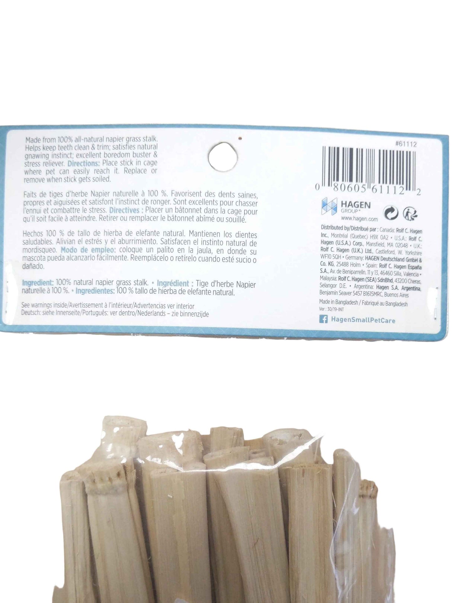 Living World Green Napier Grass Sticks – The Ultimate Natural Enrichment