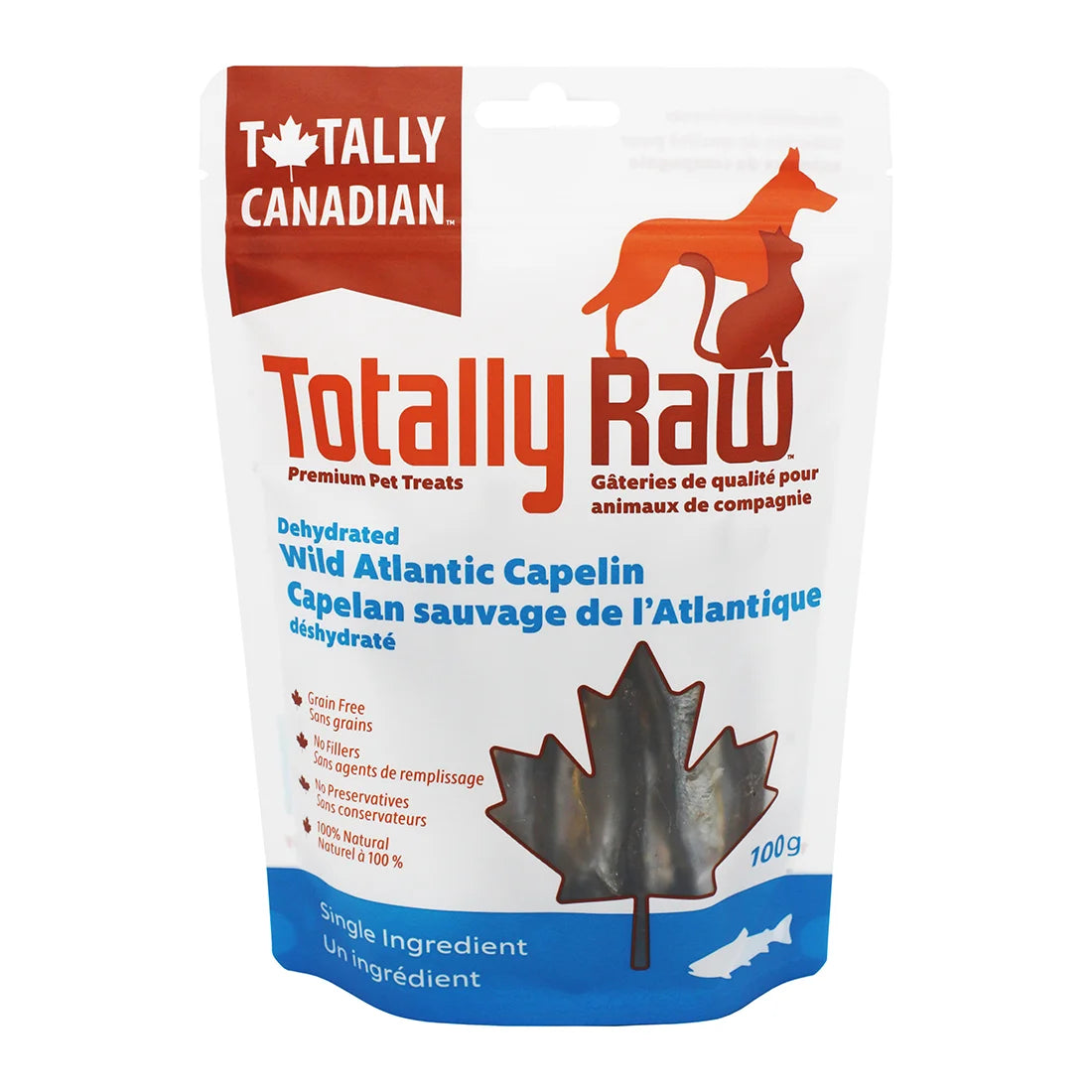TOTALLY RAW – Whole Atlantic Capelin Treats Harmony Pet Supplies Scarborough