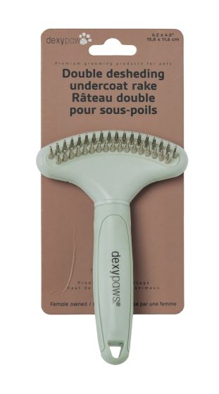 Dexypaws Double Desheding Undercoat Rake For Pets Harmony Pet Supplies Scarborough