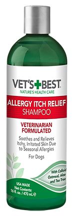 Vets Best Allergy Itch Relief Shampoo Dog Harmony Pet Supplies Scarborough