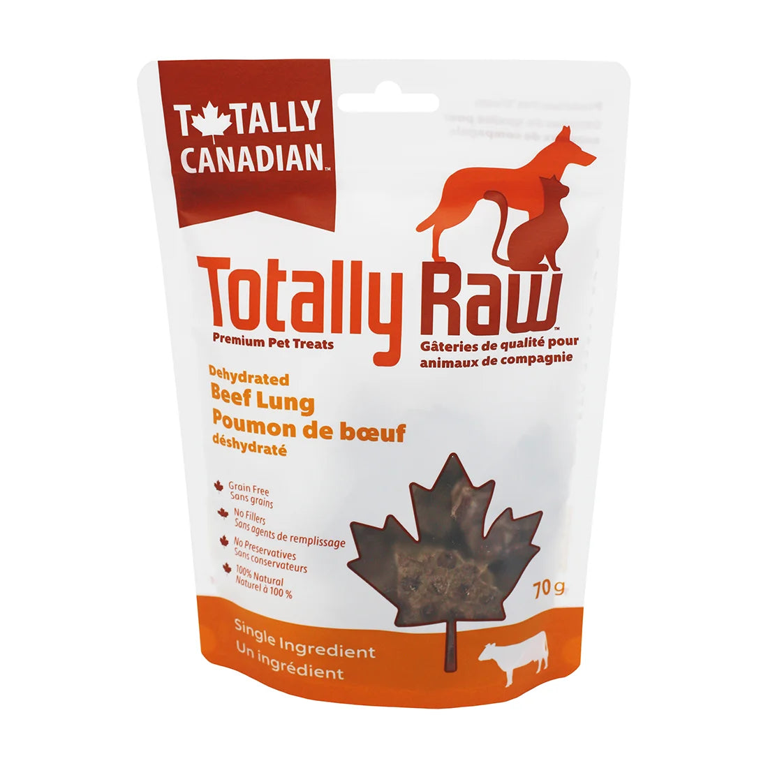 TOTALLY RAW – Beef Lung - Cat/Dog Treats Harmony Pet Supplies Scarborough