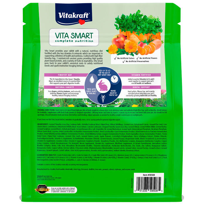 Vitakraft Vita Smart Adult Rabbit Food
