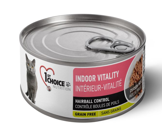 1st Choice Adult Indoor Vitality Chicken Pate Cat