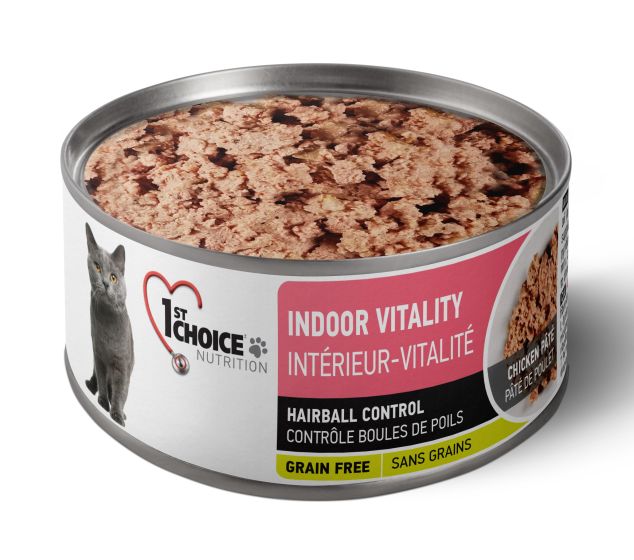 1st Choice Adult Indoor Vitality Chicken Pate Cat