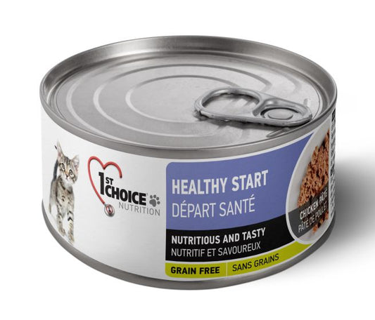 1st Choice Healthy Start Kitten Chicken Pate Cat