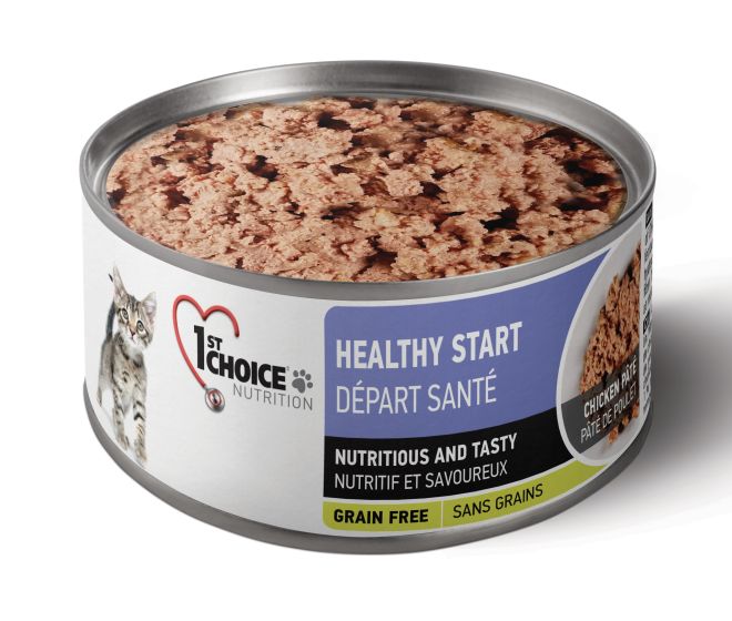 1st Choice Healthy Start Kitten Chicken Pate Cat