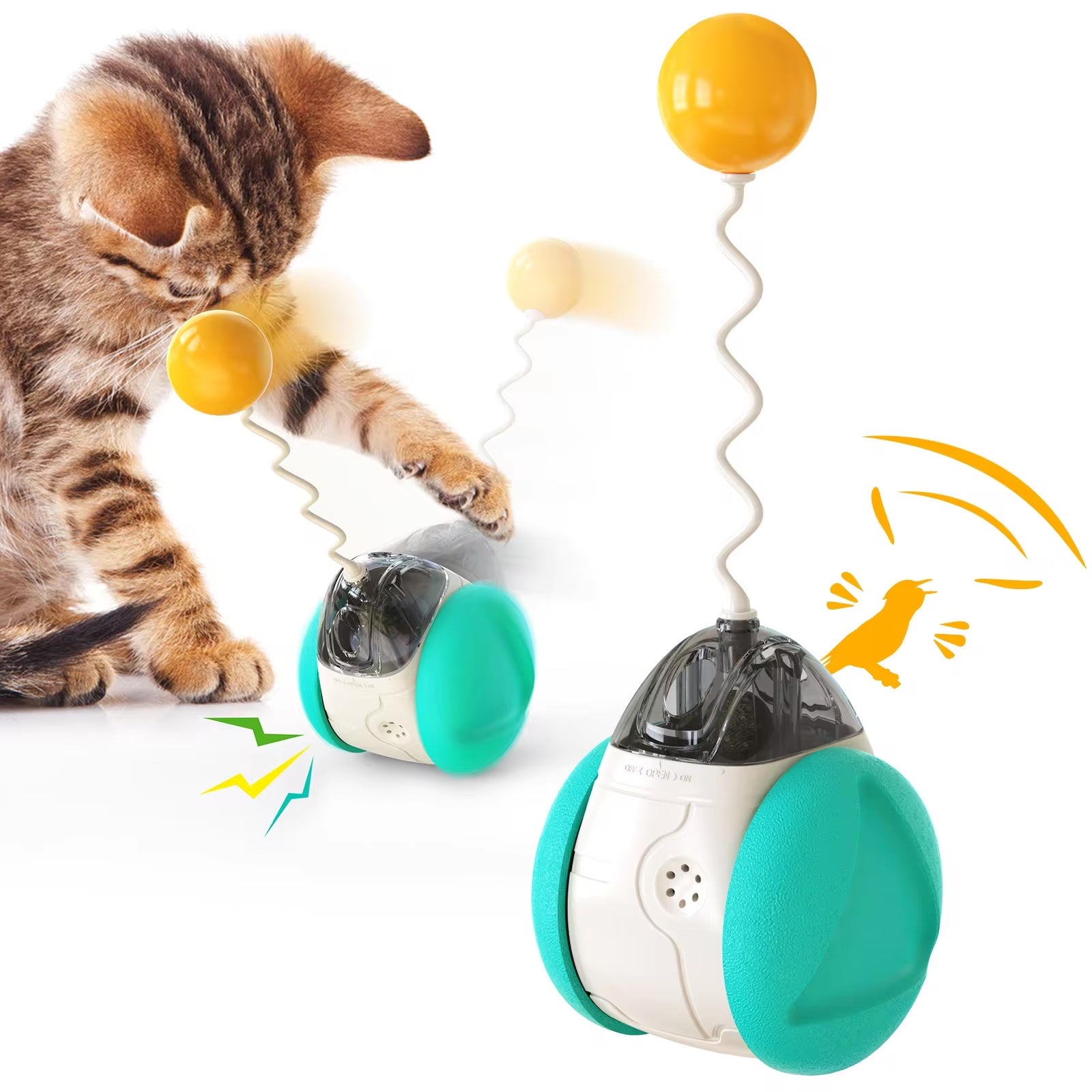 Interactive Squeaky Balance Toy – Fun for Dogs & Cats Harmony Pet Supplies Scarborough