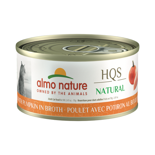 Almo Nature HQS Natural Cat Food - Chicken With Pumpkin In Broth