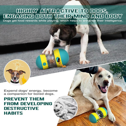 Interactive Slow Feeder Oval Toy – Dog Food Dispenser Harmony Pet Supplies Scarborough
