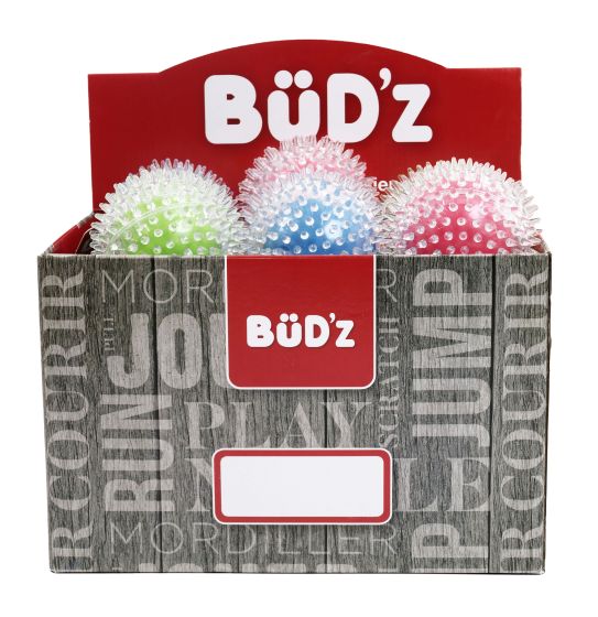 Bud'Z Rubber Transparent Balls With Spikes