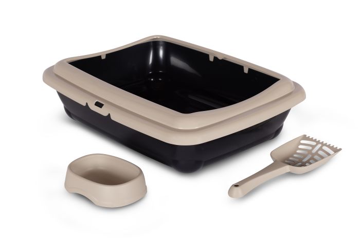 Bergamo Birba Litter Pan Starter Kit Lilac  - Cat