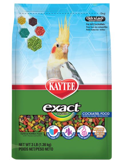 Kaytee Exact Cockatiel Rainbow Bird