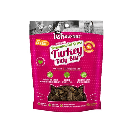 Jays Tasty Adventures Fermented Cat Grass Turkey Cat Treats