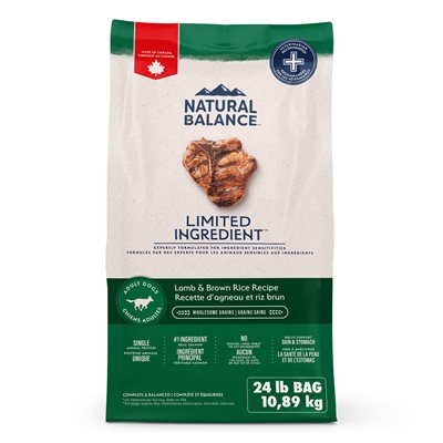 Natural Balance Limited Ingredient Lamb & Brown Rice Recipe Dry Dog Food