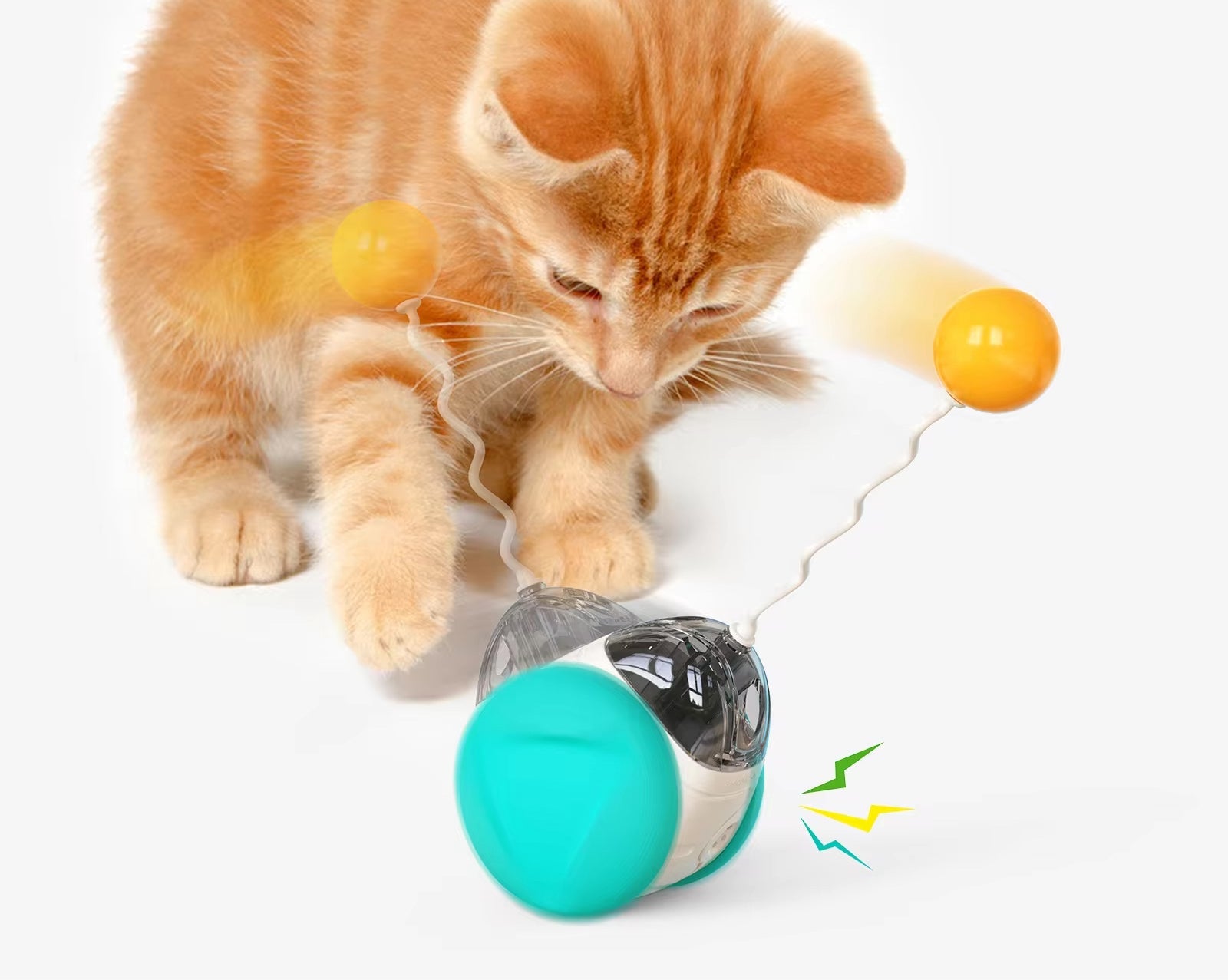 Interactive Squeaky Balance Toy – Fun for Dogs & Cats Harmony Pet Supplies Scarborough