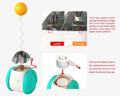 Interactive Squeaky Balance Toy – Fun for Dogs & Cats Harmony Pet Supplies Scarborough