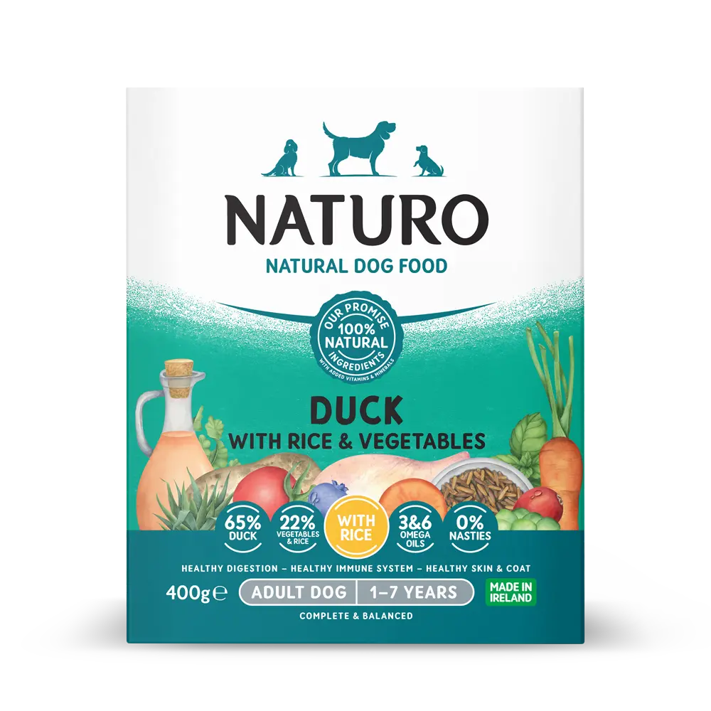 Naturo Adult Dog - Duck & Rice with Veg