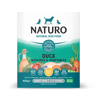 Naturo Adult Dog - Duck & Rice with Veg