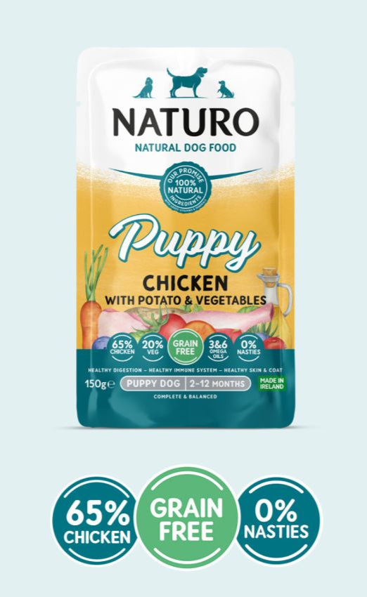 Naturo Puppy Grain Free Chicken with Potato and Vegetables