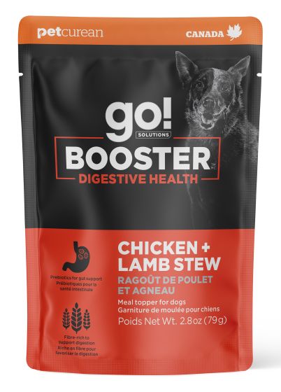 Go! Booster Digestive Health -  Chicken And Lamb Stew -  Meal Topper Dog Front