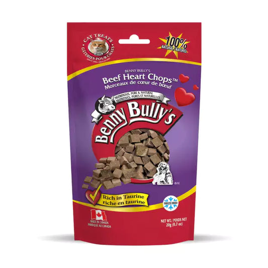 Benny Bully's Cat Treats - Beef Heart Chops