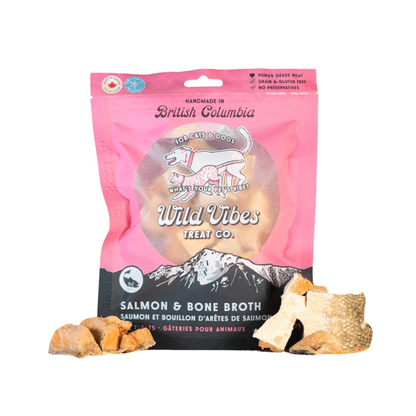Wild Vibes Salmon & Bone Broth Treats