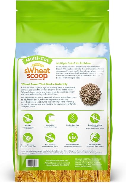 sWheat Scoop - Multi Cat Litter