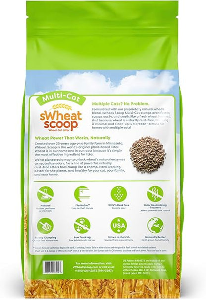 sWheat Scoop - Multi Cat Litter