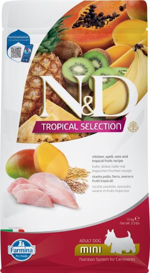 Farmina N&D Tropical Selection Chicken Mini Dog Food - Harmony Pet Supplies