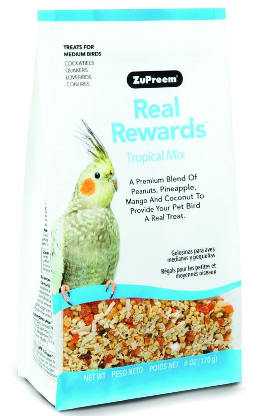 ZuPreem Real Rewards - Tropical Mix (Medium Birds)