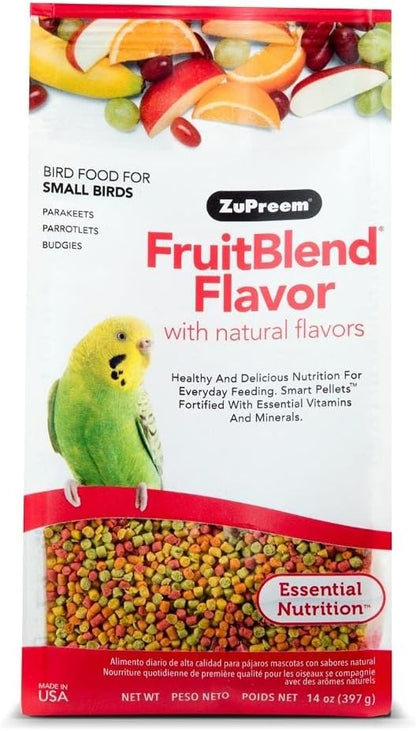 ZuPreem "Fruitblend" Food for Small Birds (Parakeet, Budgies, Parrotlet)