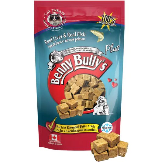 Benny Bully's Cat Treats - Beef Liver & Real Fish