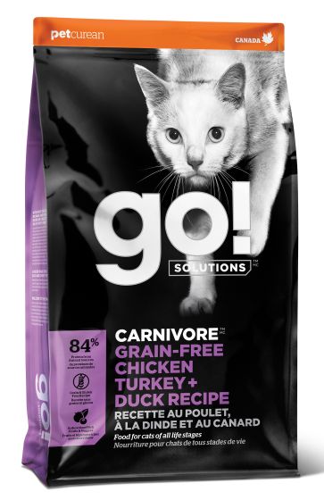 Go Carnivore - Grain Free - Chicken Turkey Duck - Cat Food