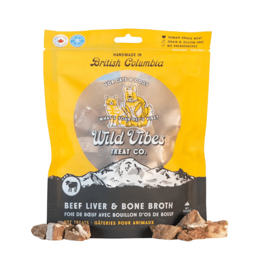 Wild Vibes Beef Liver & Bone Broth Treats