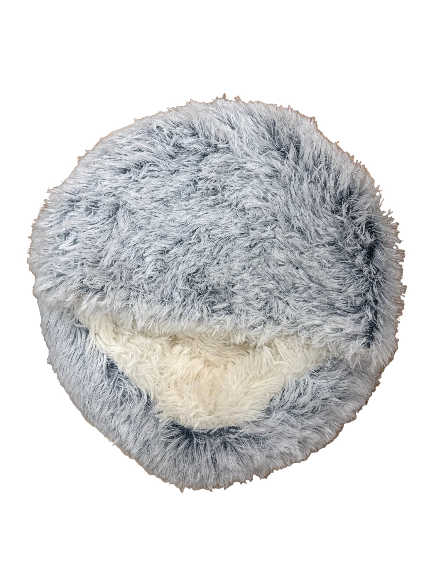 LuxurFurz - Plush Hooded Pet Bed