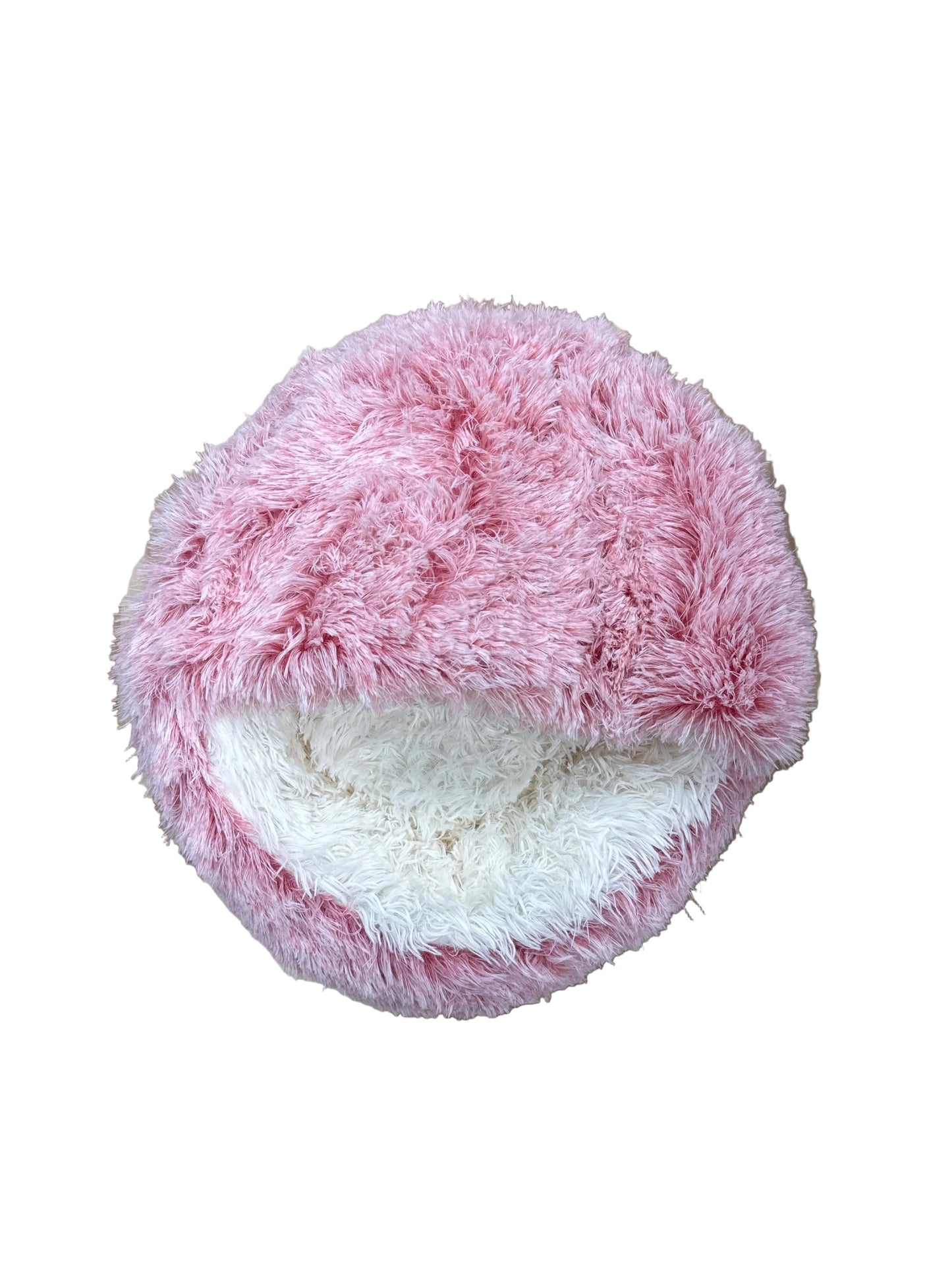 LuxurFurz - Plush Hooded Pet Bed