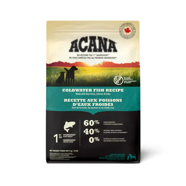 Acana Coldwater Fish Dog Food - at Harmony Pet Supplies, Scarborough