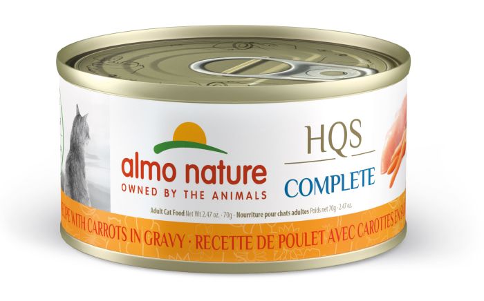 Almo Nature HQS Complete Cat Food - Chicken Recipe With Carrots In Gravy