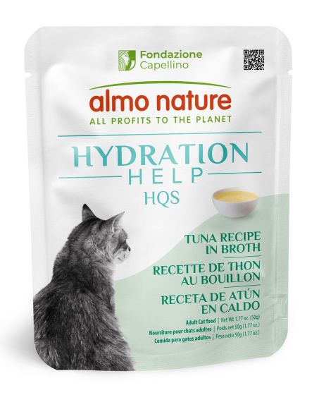 Almo Nature HQS Hydration Help - Tuna Recipe In Broth, Adult Cat Wet Food