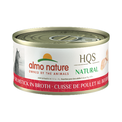 Almo Nature - HQS Natural Chicken Drumstick in Broth