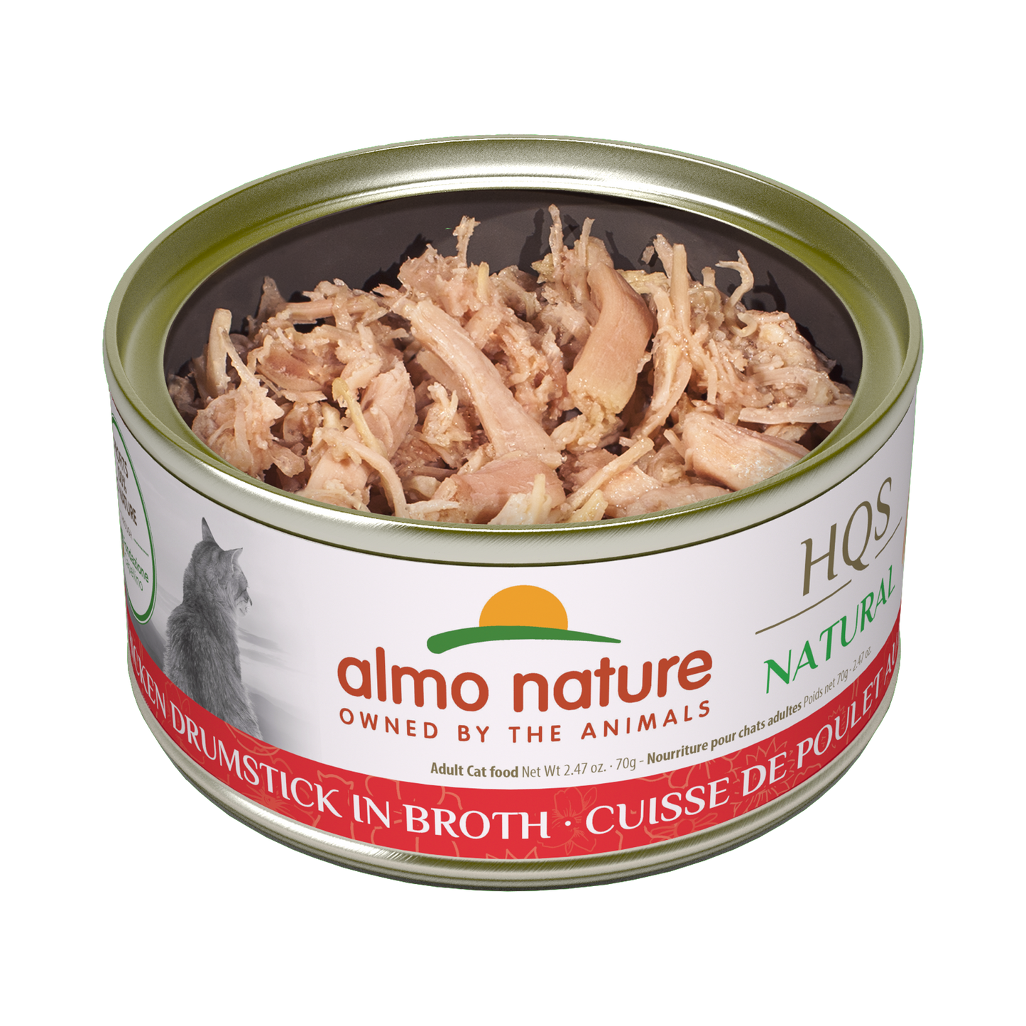 Almo Nature - HQS Natural Chicken Drumstick in Broth