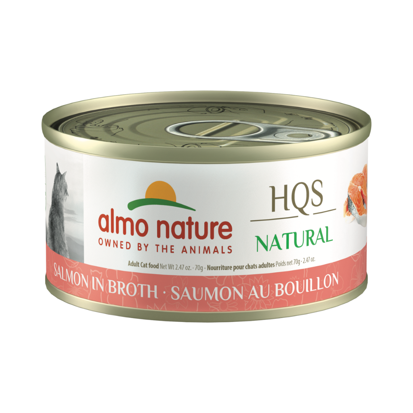 Almo Nature - HQS Natural Salmon in Broth