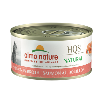 Almo Nature - HQS Natural Salmon in Broth