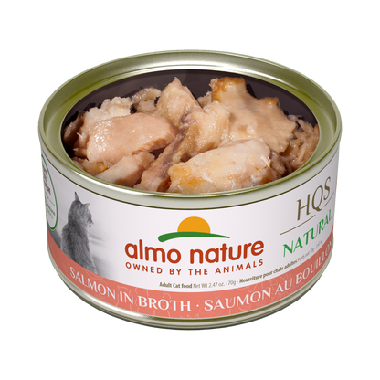 Almo Nature - HQS Natural Salmon in Broth