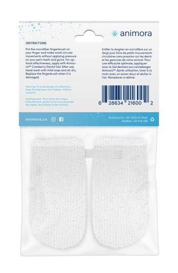 Animora Microfiber Fingerbrush Back