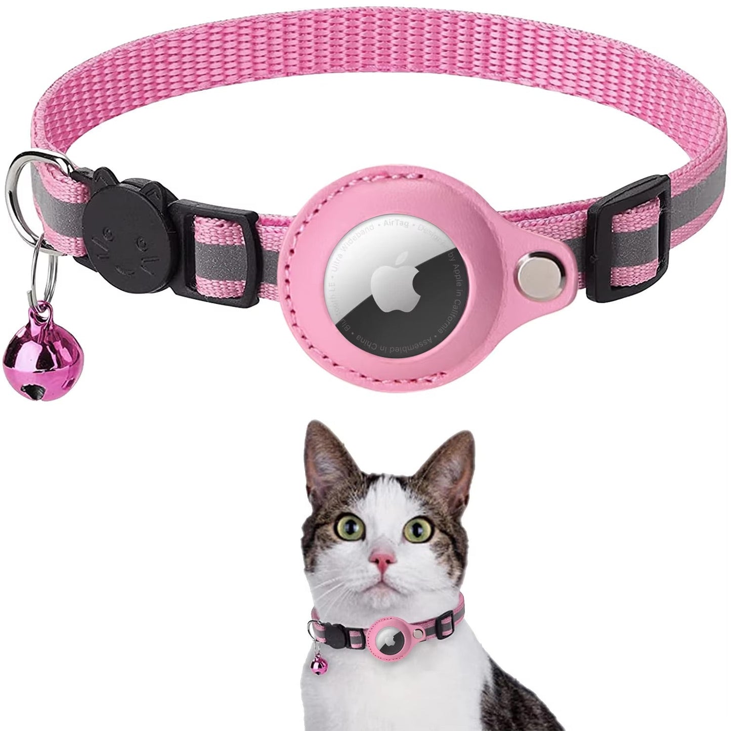 Pet AirTag Holder Collar – Anti-Loss for Cats & Dogs Harmony Pet Supplies Scarborough