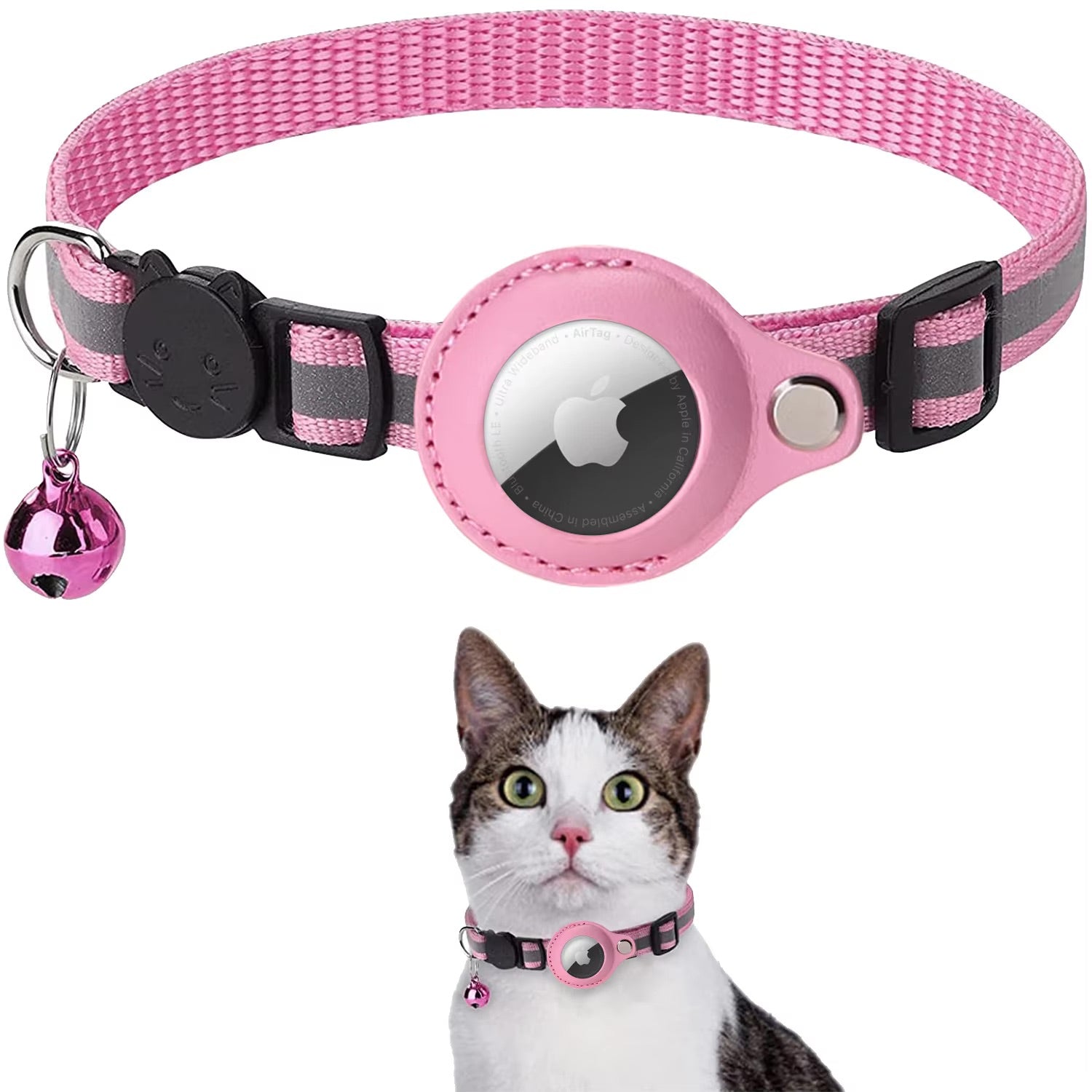 Pet AirTag Holder Collar – Anti-Loss for Cats & Dogs Harmony Pet Supplies Scarborough